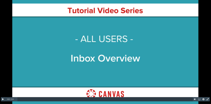 Canvas Inbox for Sending Messages