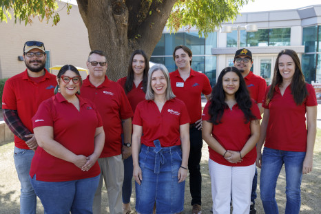 Foundations for Student Success team members outside