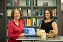 Dr. Annalisa Alvrus and Laura Ballard