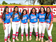 Renee Ramos, Alyssa Matus, Ariana Sanchez, Nikki Begay, Brittany Walkingstick and Marisa Vallejo.